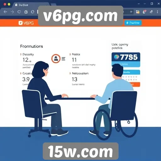 Acessibilidade e interface do site v6pg.com analisadas